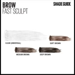 Maybelline Brow Fast Sculpt - 10 Clear - Wenkbrauwgel 16 Maybelline Brow Fast Sculpt - 10 Clear - Wenkbrauwgel -Mode-Cosmetica Winkel 1200x1185 4