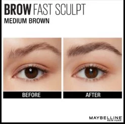 Maybelline Brow Fast Sculpt - 04 Medium Brown - Wenkbrauwgel -Mode-Cosmetica Winkel 1200x1185 7