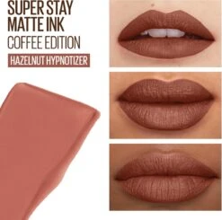 Maybelline SuperStay Matte Ink Lipstick - 260 Hazelnut Hypnotizer - Nude Lippenstift - 5 Ml 21 Maybelline SuperStay Matte Ink Lipstick - 260 Hazelnut Hypnotizer - Nude Lippenstift - 5 Ml -Mode-Cosmetica Winkel 1200x1192 3