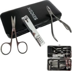 Medies - Luxe Manicureset 16 Delig Met Lederen Luxe Etui | Pedicure Set | Manicure Etui | Manicure Sets | Pedicure Sets | Nagelverzorging | Nagelknippers | Comedonlepels | Nagelvijl | Nagelriemknipper | Teennageltang | Nagelschaar | RVS 11 Medies - Luxe Manicureset 16 Delig Met Lederen Luxe Etui | Pedicure Set | Manicure Etui | Manicure Sets | Pedicure Sets | Nagelverzorging | Nagelknippers | Comedonlepels | Nagelvijl | Nagelriemknipper | Teennageltang | Nagelschaar | RVS -Mode-Cosmetica Winkel 1200x1195 28