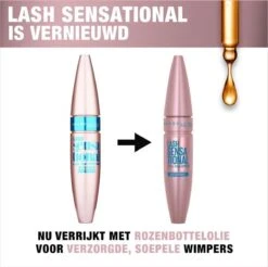 Maybelline New York - Lash Sensational Mascara - Very Black Waterproof - 9.5 Ml -Mode-Cosmetica Winkel 1200x1197 18