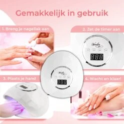Vanilon UV Lamp Gelnagels - Gellak Nagel Droger - 86W LED - 2,5 Meter Snoer -Mode-Cosmetica Winkel 1200x1199 6