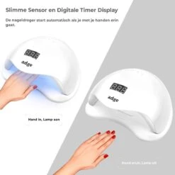 Adge - 54W LED Nageldroger Voor Gelnagels - Geschikt Voor ALLE Nagel Gellak - 36 LEDs - Met Timer -Mode-Cosmetica Winkel 1200x1200 1009