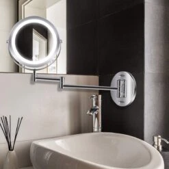 MH Products - Make Up Spiegel - Rond - Wanspiegel - Spiegellamp - 5x Vergroting - 17,5 Cm CM 14 MH Products - Make Up Spiegel - Rond - Wanspiegel - Spiegellamp - 5x Vergroting - 17,5 Cm CM -Mode-Cosmetica Winkel 1200x1200 1054