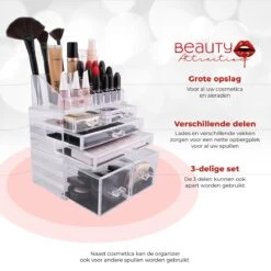 Beauty Attraction Make Up Organizer – Opbergdoos – Nagellak – Organizer 22 X 2,12 X 5,8 CM – 24 X 15 X 11 CM – Transparant 17 Beauty Attraction Make Up Organizer – Opbergdoos – Nagellak – Organizer 22 X 2,12 X 5,8 CM – 24 X 15 X 11 CM – Transparant -Mode-Cosmetica Winkel 1200x1200 1070