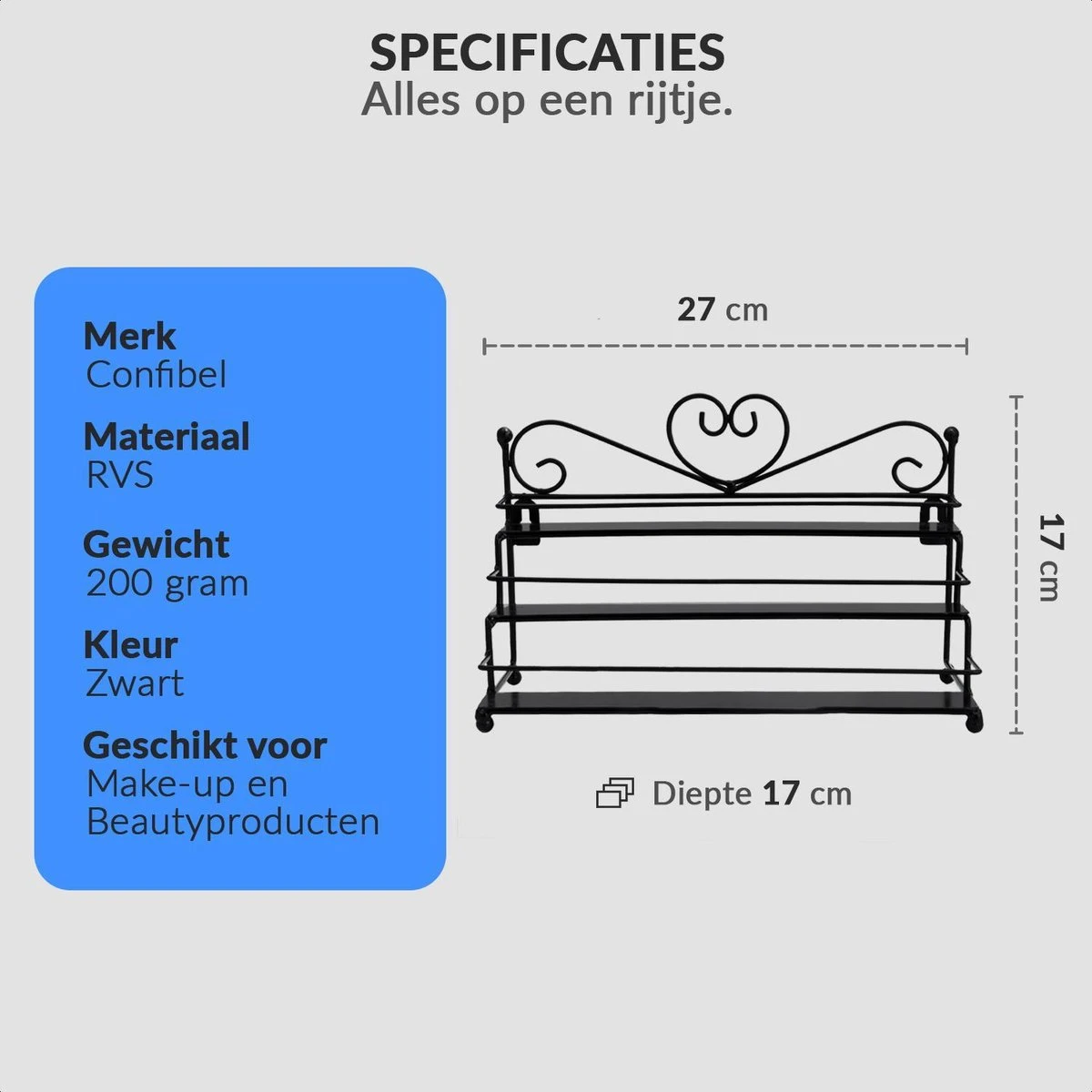Confibel Nagellak Organizer - Nagellak Flesjes Houder - Essentiële Oliën Organizer - Rek Voor Flesjes - Wanddecoratie - Zwart 12 Confibel Nagellak Organizer - Nagellak Flesjes Houder - Essentiële Oliën Organizer - Rek Voor Flesjes - Wanddecoratie - Zwart - Afbeelding 10