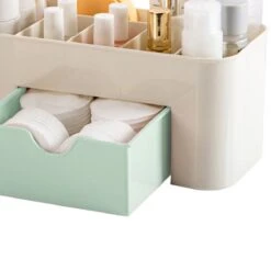 IBright Make-Up Organizer Met Lade - Cosmetica Opbergdoos - Bureau Organizer - Groen -Mode-Cosmetica Winkel 1200x1200 1106