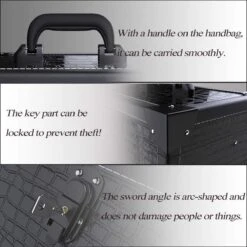 Make Up Koffer- Make Up Organizer- Beautycase -zwart -Make-upkoffer- Multifunctionele Koffer- Make-upkoffer- Sieradenkoffer- Kapperskoffer- Afneembare Schouderriem- Klassieke Zwarte Beautycase -Mode-Cosmetica Winkel 1200x1200 1114