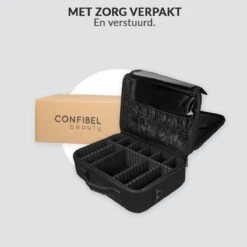 Cosmetica Koffer - Make-up Koffer Met Verstelbare Vakken - Visagie En Nagelstyliste Beauty Koffer - 40x30x14CM 22 Cosmetica Koffer - Make-up Koffer Met Verstelbare Vakken - Visagie En Nagelstyliste Beauty Koffer - 40x30x14CM -Mode-Cosmetica Winkel 1200x1200 1197