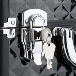 Dreamble Make-up Koffer - Make-up Trolley - Zwart - Rijdbaar - Met Wieltjes - Compact - 8 Vakken - Met Slot - 2 Sleutels -Mode-Cosmetica Winkel 1200x1200 1235