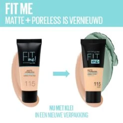 Maybelline Fit Me Matte & Poreless Foundation - 104 Soft Ivory -Mode-Cosmetica Winkel 1200x1200 139