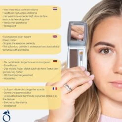 Herome Eye Care Wenkbrauw Poeder Zwart - Compact Brow Powder Nearly Black - Waterproof Verrijkt Met Panthenol - Volumineuze Wenkbrauwen In Een Handomdraai -Mode-Cosmetica Winkel 1200x1200 1395