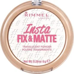 Rimmel London Insta Fix & Matte Make-uppoeder - 01 Clear -Mode-Cosmetica Winkel 1200x1200 189