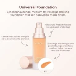 Meroda Universal Foundation - 9C | Lichtbeige Met Een Gouden Perzikkleurige Ondertoon Licht Tot Medium Beige Met Een Goude Ondertoon - 30ml -Mode-Cosmetica Winkel 1200x1200 23