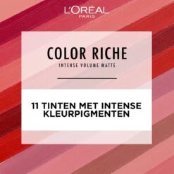 L'Oréal Paris - Color Riche Intense Volume Matte Lipstick- 336 Le Rouge Avant-Garde - Lippenstift Rood -Mode-Cosmetica Winkel 1200x1200 324