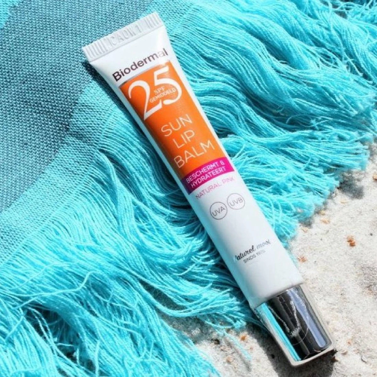 Lippenbalsem Natural Pink Biodermal Sun Lipbalm Lipbalsem SPF25 - Tube 12 Ml - 3 Lippenbalsem Natural Pink Biodermal Sun Lipbalm Lipbalsem SPF25 - Tube 12 Ml -