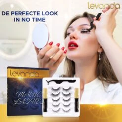 Nep Wimpers Met Magnetische Eyeliner Zwart - Wimperextensions Magnetic Lashes - Valse Wimpers Magneet Potlood En Applicator -Mode-Cosmetica Winkel 1200x1200 503