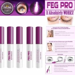Merkloos FEG Pro Geavanceerde Wimpeserum | Wimper Groei Booster | Wimper Behandelingen | Serum Enhancer | Originele Feg Eyelash Enhancer Eyelash Serum Eyebrow Enhancer Eyebrow Serum -Mode-Cosmetica Winkel 1200x1200 617