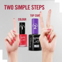 Rimmel London Super Gel Nagellak Stap 2 Top Coat - 00 Transparant -Mode-Cosmetica Winkel 1200x1200 743
