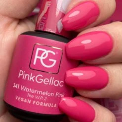 Pink Gellac - Watermelon Pink - Gellak - Vegan - Roze - Glanzend - 15ml -Mode-Cosmetica Winkel 1200x1200 754