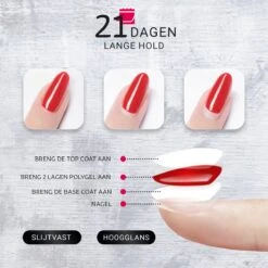 Miss Jules - 6-Delige Gellak Starterspakket - Nagellak - Kleur Rood, Wit, Creme & Glitter - Glanzend & Dekkend Resultaat -Mode-Cosmetica Winkel 1200x1200 857
