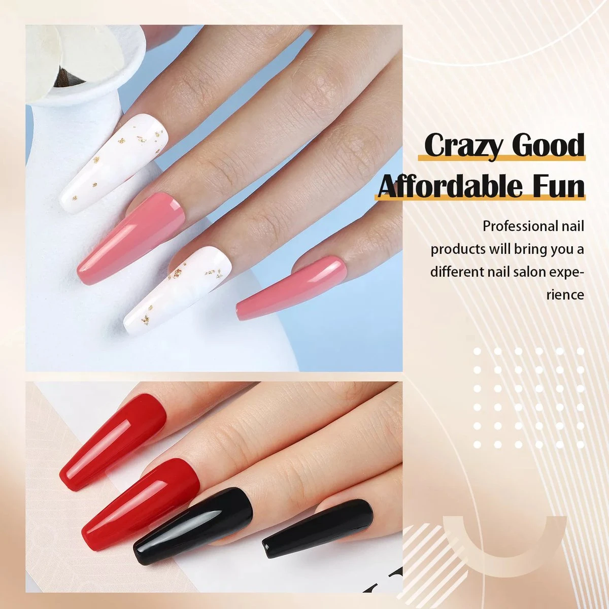 Royala D1 Gellak Starters Pakket + Inclusief UV LED Lamp + 10 Verschillende Gellak Kleuren - Gellak Lamp – Gellac Set - Alle Benodigdheden In Eén - Uitgebreid 62-Delig Pakket- Gel Polish Set - Gellak Set - UV LED Lamp 22 Royala D1 Gellak Starters Pakket + Inclusief UV LED Lamp + 10 Verschillende Gellak Kleuren - Gellak Lamp – Gellac Set - Alle Benodigdheden In Eén - Uitgebreid 62-Delig Pakket- Gel Polish Set - Gellak Set - UV LED Lamp - Afbeelding 20