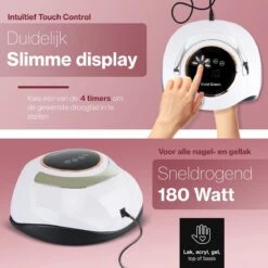 Vivid Green UV Lamp Gelnagels - Led Nagellamp - Gellak Nagel Lamp - Nageldroger - Naggellak Droger - Nagels - 180W -Mode-Cosmetica Winkel 1200x1200 961