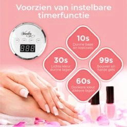 Vanilon UV Lamp Gelnagels - Gellak Nagel Droger - 86W LED - 2,5 Meter Snoer -Mode-Cosmetica Winkel 1200x1200 976