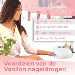 Vanilon UV Lamp Gelnagels - Gellak Nagel Droger - 86W LED - 2,5 Meter Snoer -Mode-Cosmetica Winkel 1200x1200 977