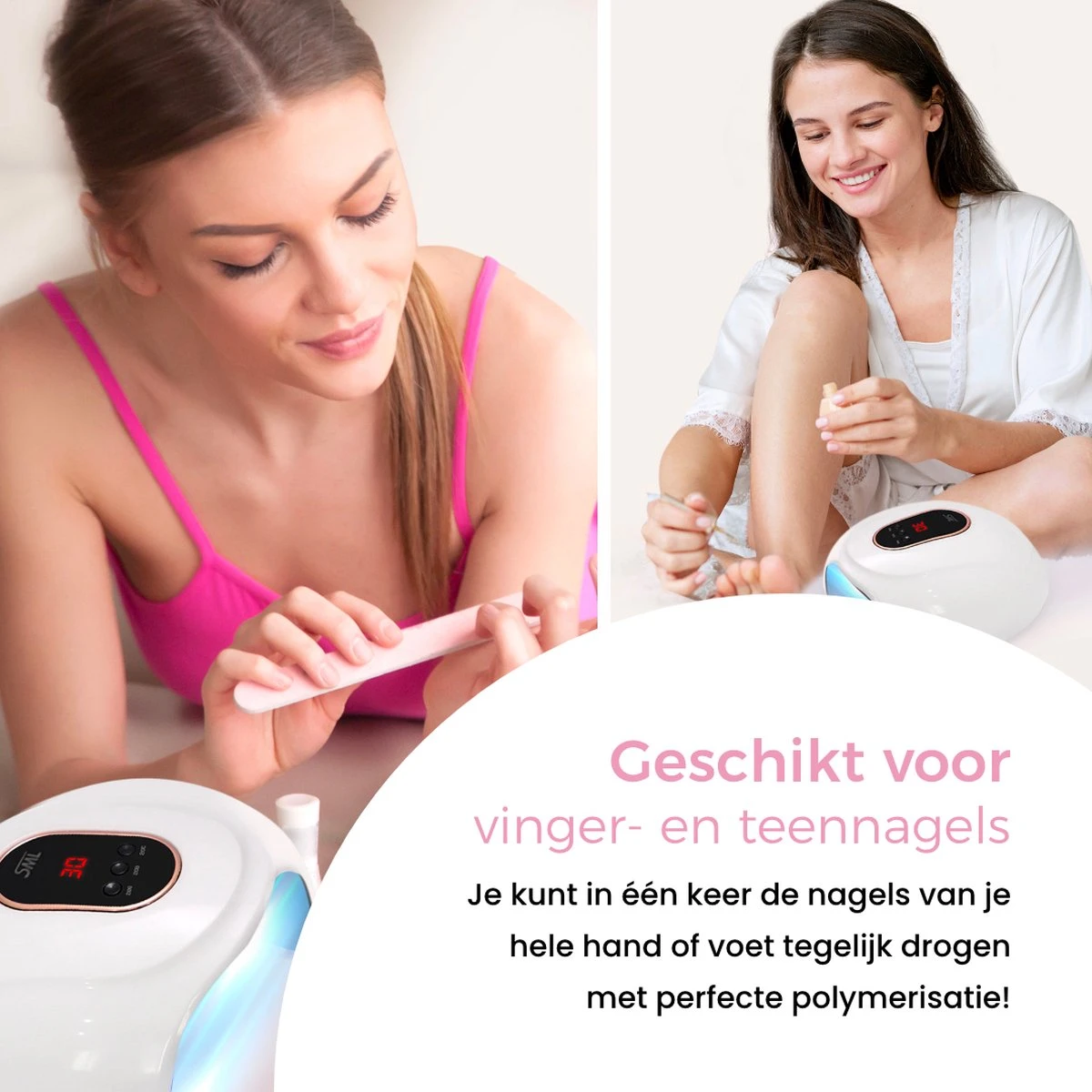 Price2buy UV Lamp Gelnagels + Extra's - Nagellamp - Set Met Nageldroger - Gellak Lamp - Draagbaar 7 Price2buy UV Lamp Gelnagels + Extra's - Nagellamp - Set Met Nageldroger - Gellak Lamp - Draagbaar - Afbeelding 5