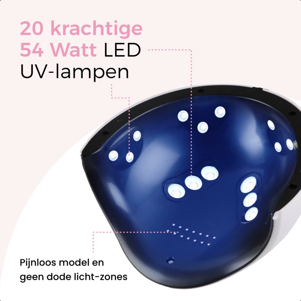 Price2buy UV Lamp Gelnagels + Extra's - Nagellamp - Set Met Nageldroger - Gellak Lamp - Draagbaar 11 Price2buy UV Lamp Gelnagels + Extra's - Nagellamp - Set Met Nageldroger - Gellak Lamp - Draagbaar - Afbeelding 9