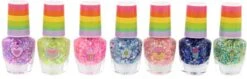 7 Dagen Nagellak Voor Kinderen | Multicolor Glitters | Verschillende Varianten | Nagellak Met Glitters | Glitter Nagellak | Fun Voor Kids