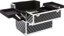 AREBOS Cosmeticakoffer Beauty Case Multikoffer 15 L Zwart -Mode-Cosmetica Winkel 1200x684