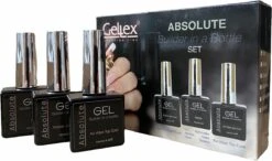 Gellex - SET Absolute Builder Gel In A Bottle "Iris" 15ml - Starterspakket 3x15ml - Gel Nagellakset
