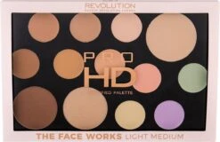 Makeup Revolution HD Pro Palette The Works - Light/Medium -Mode-Cosmetica Winkel 1200x778