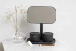 Brabantia ReNew Make-up Spiegel - Met Accessoireschaal - Dark Grey -Mode-Cosmetica Winkel 1200x800 23
