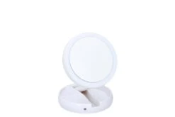 Grundig Opmaakspiegel - LED-verlichting - Opbergruimte Sieraden - Gewone En Vergrotende Spiegel - Wit -Mode-Cosmetica Winkel 1200x800 30