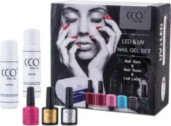 CCO Gellak Starterspakket - Gel Nagellak - Basis Zonder Lamp - 1 Kleur CCO Rosebud 40511