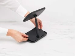 Brabantia ReNew Make-up Spiegel - Met Accessoireschaal - Dark Grey -Mode-Cosmetica Winkel 1200x900 10