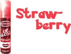 Gloss Bee Strawberry Lip Gloss ( 1 Stuk)