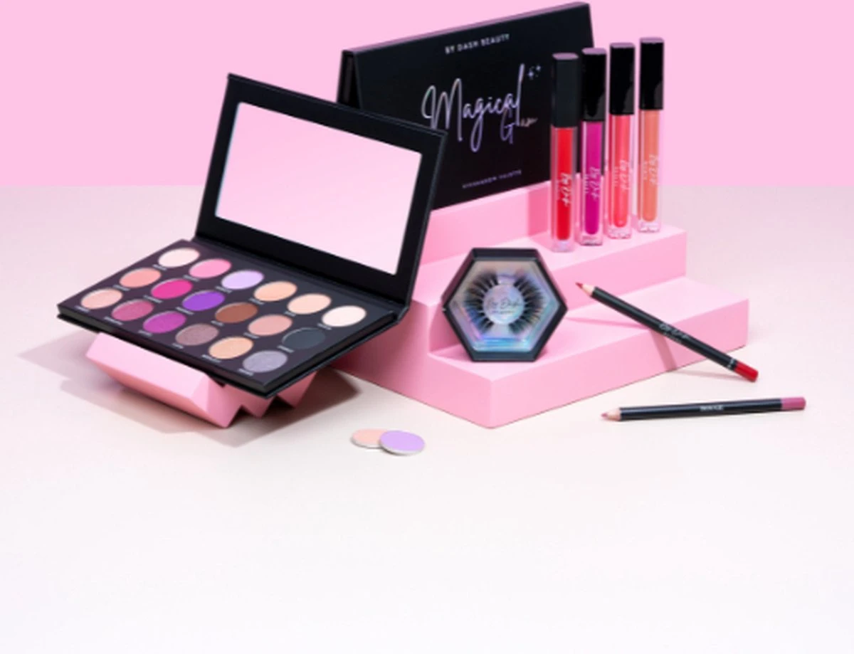 By Dash Beauty - Magical Glam Oogschaduw Palette - 18 Pan Oogschaduw Palette - 11 Matte Kleuren 7 Shimmer - Veganistisch En Dierproefvrij 4 By Dash Beauty - Magical Glam Oogschaduw Palette - 18 Pan Oogschaduw Palette - 11 Matte Kleuren 7 Shimmer - Veganistisch En Dierproefvrij - Afbeelding 2