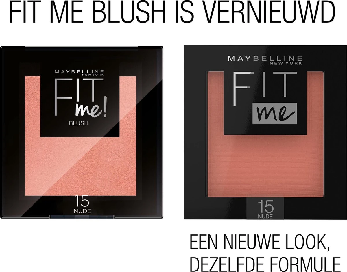 Maybelline Fit Me Blush - 30 Rose - Roze - Natuurlijk Ogende Rouge 5 Maybelline Fit Me Blush - 30 Rose - Roze - Natuurlijk Ogende Rouge - Afbeelding 3