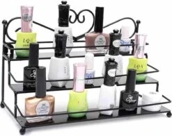 Confibel Nagellak Organizer - Nagellak Flesjes Houder - Essentiële Oliën Organizer - Rek Voor Flesjes - Wanddecoratie - Zwart 27 Confibel Nagellak Organizer - Nagellak Flesjes Houder - Essentiële Oliën Organizer - Rek Voor Flesjes - Wanddecoratie - Zwart -Mode-Cosmetica Winkel 1200x951