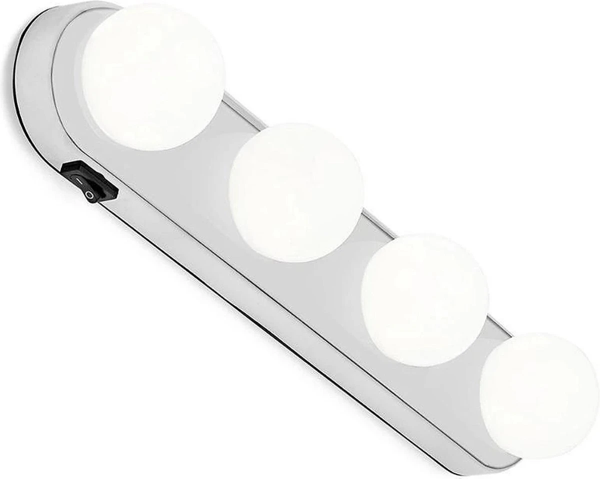 Merkloos Deluxe Make Up Spiegelverlichting – Met Zuignap - Hollywood Spiegel Lampen – Wit Licht – Led Lamp - Spiegellamp – Schilderijverlichting – Visagie Spiegel – Spiegel Licht – Sfeerverlichting – Werkt Op AA-Batterijen 11 Merkloos Deluxe Make Up Spiegelverlichting – Met Zuignap - Hollywood Spiegel Lampen – Wit Licht – Led Lamp - Spiegellamp – Schilderijverlichting – Visagie Spiegel – Spiegel Licht – Sfeerverlichting – Werkt Op AA-Batterijen - Afbeelding 9
