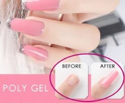 Elvi Polygel Starterskit - Complete Set Inc. USB UV/Led Mini Lamp-Nagelverlenging- Polygel 6 X 15g Perfecte Kleuren Roze - Polyacryl UV Nagellak-Quick Extension Temperature Color Changing UV Gel Pink -Mode-Cosmetica Winkel 1200x991 1