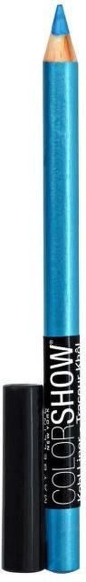 Maybelline Color Show Khol Liner - 210 Turquoise Flash - Blauw - Oogpotlood 5 Maybelline Color Show Khol Liner - 210 Turquoise Flash - Blauw - Oogpotlood - Afbeelding 3