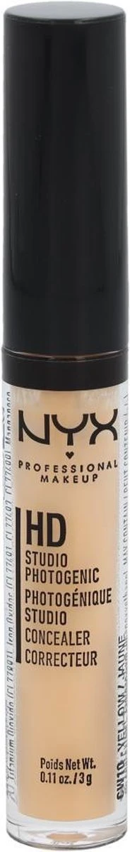 NYX Professional Makeup HD Photogenic Concealer Wand - Yellow CW10 - 3 Gr 12 NYX Professional Makeup HD Photogenic Concealer Wand - Yellow CW10 - 3 Gr - Afbeelding 10
