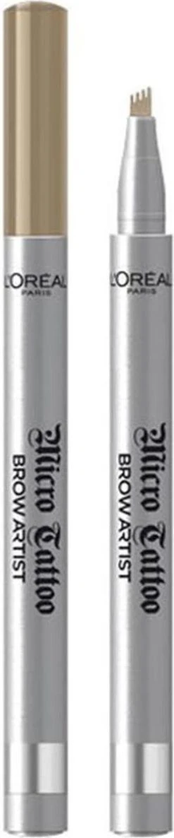 L'Oréal Brow Artist Micro Tattoo Wenkbrauwpotlood - 101 Blond -Mode-Cosmetica Winkel 250x1200 1