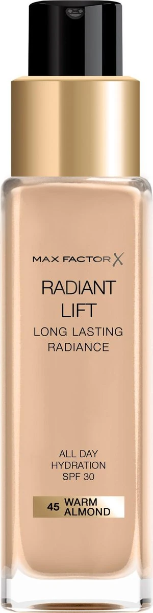 Max Factor Radiant Lift FD - 45 Warm Almond 4 Max Factor Radiant Lift FD - 45 Warm Almond - Afbeelding 2
