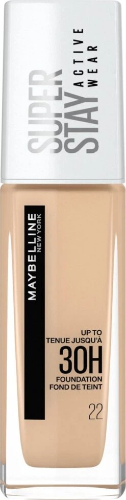 Maybelline New York - SuperStay 30H Active Wear Foundation - 22 Light Bisque - Foundation - 30ml (voorheen Superstay 24H Foundation) -Mode-Cosmetica Winkel 303x1200 4